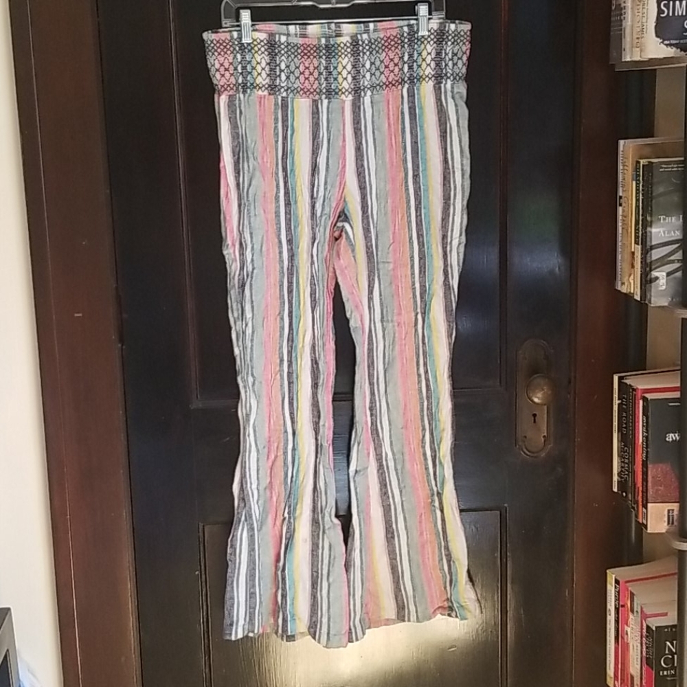 SO | colorful linen pants